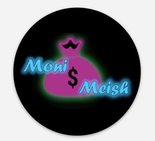 Moni Meish Logo - Circle Sticker